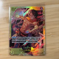 OP07-119 Portgas.D.Ace Secret Rare One Piece Card English, Mint Condition - Image 1