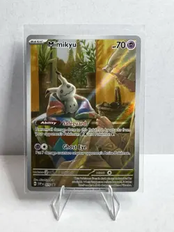 Pokemon TCG Mimikyu Scarlet & Violet Promo Card 075/Promo Near Mint Condition - Image 1