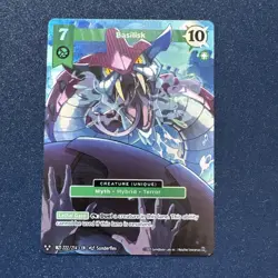 Basilisk Alt Art Metazoo 2025 Base Set MZ1 222/214 Alternate Art Card - Image 1