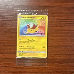 Ash's Pikachu SM108 I Choose You Movie Promo Card SEALED - Image 1