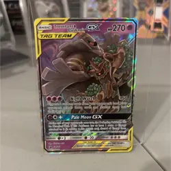 Pokemon Trevenant & Dusknoir GX TAG TEAM SM217 Promo Holo Card 270 HP - Image 1