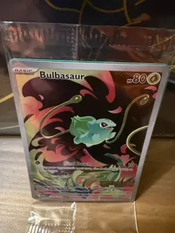Pokemon Bulbasaur Holo Card 133/132 Me01: Mega Evolution NM Stamped & Sealed - Image 1