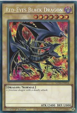 MP24-EN054 Red-Eyes Black Dragon - Prismatic Secret Rare Card 1st Edition Card - Image 1