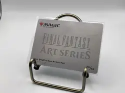 Terra Herald of Hope Gold Stamp Signature Art Card #20/53 MTG Final Fantasy NM - Image 3