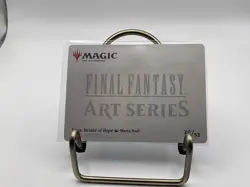 Terra Herald of Hope Gold Stamp Signature Art Card #20/53 MTG Final Fantasy NM - Image 4