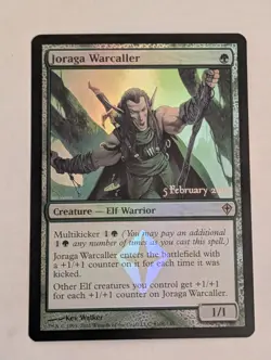 MTG Joraga Warcaller Prerelease Promo Foil Magic The Gathering - Image 1