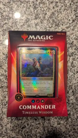 Mtg: Timeless Wisdom Commander Deck (NEW, Sealed) - Image 1
