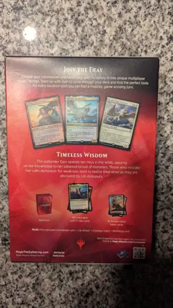 Mtg: Timeless Wisdom Commander Deck (NEW, Sealed) - Image 2