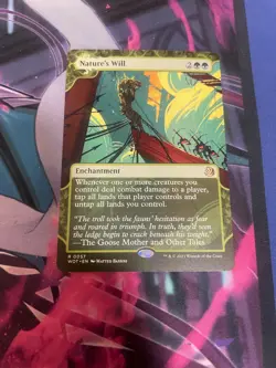 MTG - NATURE'S WILL - RARE - WOT - NM - Image 1