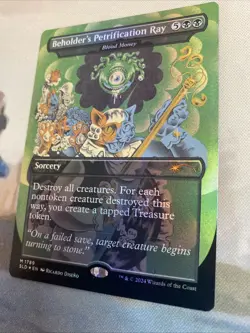 Beholder's Petrification Ray - Blood Money (Rainbow Foil) - Secret Lair Drop - Image 3