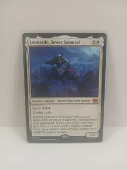Leonardo, Sewer Samurai Mythic MTG Ninja Turtles NM - Image 1