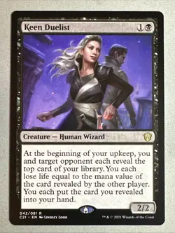 MTG / Keen Duelist / C21 / #42 / Regular / Rare / NM - Image 1