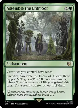 MTG - Assemble the Entmoot - Lord of the Rings - Magic the Gathering - Image 1