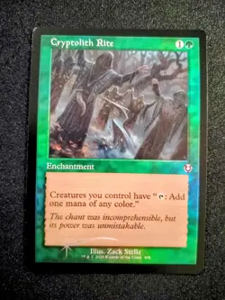 MTG Cryptolith Rite Retro Frame Foil 408 Innistrad Remastered NM - Image 1