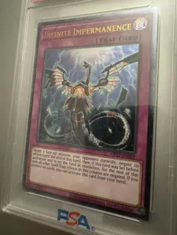SALE Infinite Impermanence PSA 10 OP17-EN002 Ultimate Rare Ulti Yugioh POP 2! - Image 4