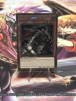 YuGiOh! Armageddon Knight RA03-EN002 Platinum Secret Rare - Near Mint - Image 1