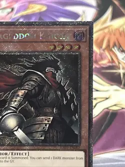 YuGiOh! Armageddon Knight RA03-EN002 Platinum Secret Rare - Near Mint - Image 3