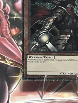 YuGiOh! Armageddon Knight RA03-EN002 Platinum Secret Rare - Near Mint - Image 5