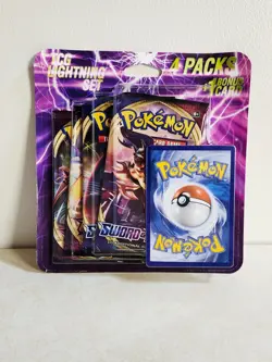 TCG Lightning Set of 4 Packs + 1 Bonus Card - New/Sealed - Image 1