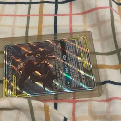 Pokemon Umbreon & Darkrai GX TAG TEAM Holo Card SM241 270 HP - Image 1
