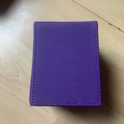 Purple Mewtwo Deck Box Pokemon Tcg Trading Card Game Magnetic Clasp - Image 3