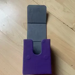 Purple Mewtwo Deck Box Pokemon Tcg Trading Card Game Magnetic Clasp - Image 4