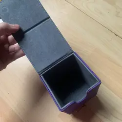 Purple Mewtwo Deck Box Pokemon Tcg Trading Card Game Magnetic Clasp - Image 5