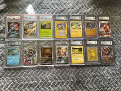 Lot of 14 Graded Pokemon Cards CGC PSA TAG Beckett Modern Vintage Slabs - Image 1