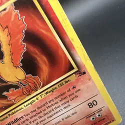 Moltres Non Holo 27/62 Fossil Pokemon Card HP - Image 2