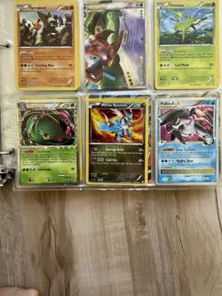 Vintage Pokemon Collection Binder Mid Era NM-MP OVER 380 Cards Prime Holos EX - Image 4