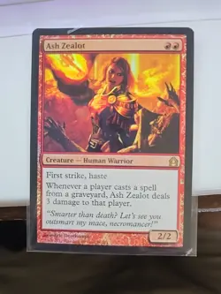 Ash Zealot Foil Card NM Condition, English, MTG Return to Ravnica - Image 1