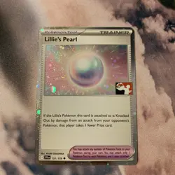 NM Lillie's Pearl 151/159 Cosmos Holo - Prize Pack Series 8 Pokemon Card - Image 1