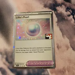 NM Lillie's Pearl 151/159 Cosmos Holo - Prize Pack Series 8 Pokemon Card - Image 2