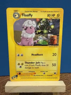 Pokemon TCG Flaaffy Card 77/165 Expedition Base Set E-Reader Card - Image 1