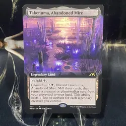Takenuma, Abandoned Mire - Extended Art - Kamigawa - Neon Dynasty - LP MTG 505 - Image 1