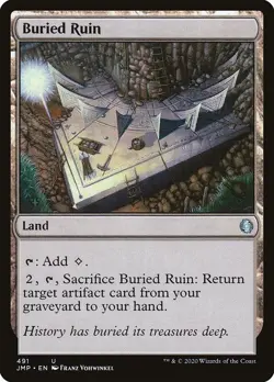 Buried Ruin 1x MtG Jumpstart JMP SP/NM - Image 1