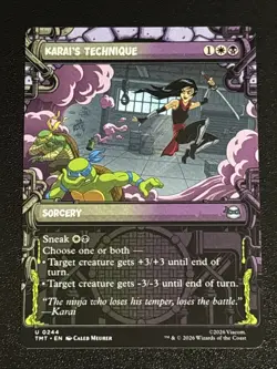 MTG Teenage Mutant Ninja Turtles Karai's Technique Showcase 0244 NM - Image 1