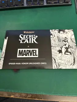 MTG Secret Lair x Marvel Spider-Man Venom Unleashed Inks Non-Foil Sealed - Image 1
