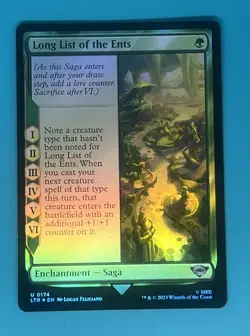 Mtg Lord Of The Rings Long List of the Ents Foil - Image 1
