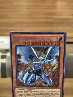 Blue-Eyes Shining Dragon 1st Ed Secret Rare LCKC-EN008 Yu-Gi-Oh! Free Shipping! - Image 2