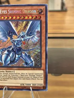 Blue-Eyes Shining Dragon 1st Ed Secret Rare LCKC-EN008 Yu-Gi-Oh! Free Shipping! - Image 4