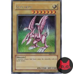 Yugioh Seiyaryu SDD-E001 Prismatic Secret Rare LP - Image 1