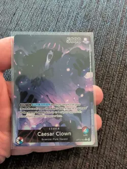 One Piece Royal Blood CAESAR CLOWN #OP10-002 Foil Leader ALT Art - Image 1