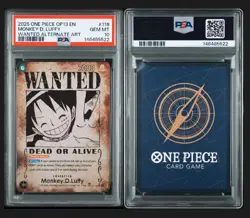 2025 ONE PIECE OP13-CARRYING ON HIS WILL #118 MONKEY D. LUFFY PSA 10 Wanted - Image 3