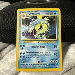 Gyarados #6/102 Base Set Unlimited Holo Vintage Pokemon TCG Card HP - Image 1