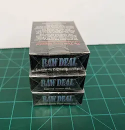 3 RAW DEAL Sealed 61 Card Decks UNFORGIVEN WWE WWF CCG Roddy Piper Christy - Image 4