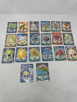 Pokemon 1999 Topps TV Animation Card Lot 20 Cards Wartortle Ivysaur Kadabra - Image 2