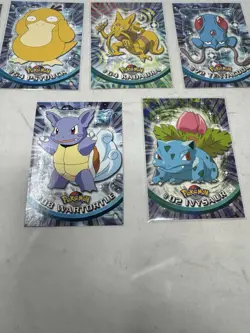 Pokemon 1999 Topps TV Animation Card Lot 20 Cards Wartortle Ivysaur Kadabra - Image 3