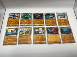 Pokemon Card Japanese Version Authentic NM/Mint Set of 10 - Image 1