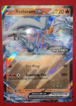 Pokemon - Reshiram ex - STAMPED - 030/159 - SV Journey Together - Promo Card - Image 1